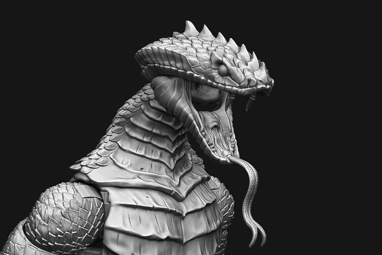 Naa’Om Arkon: The Nagaari Warrior Slithering into Wave 4 with Articulated Fangs and New Sculpt