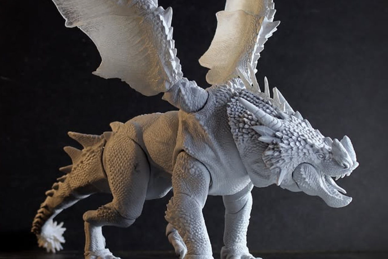 First Look: Creative Beast Studio Reveals Cyberzoic Bristle Dragon Aries Resin Prototype