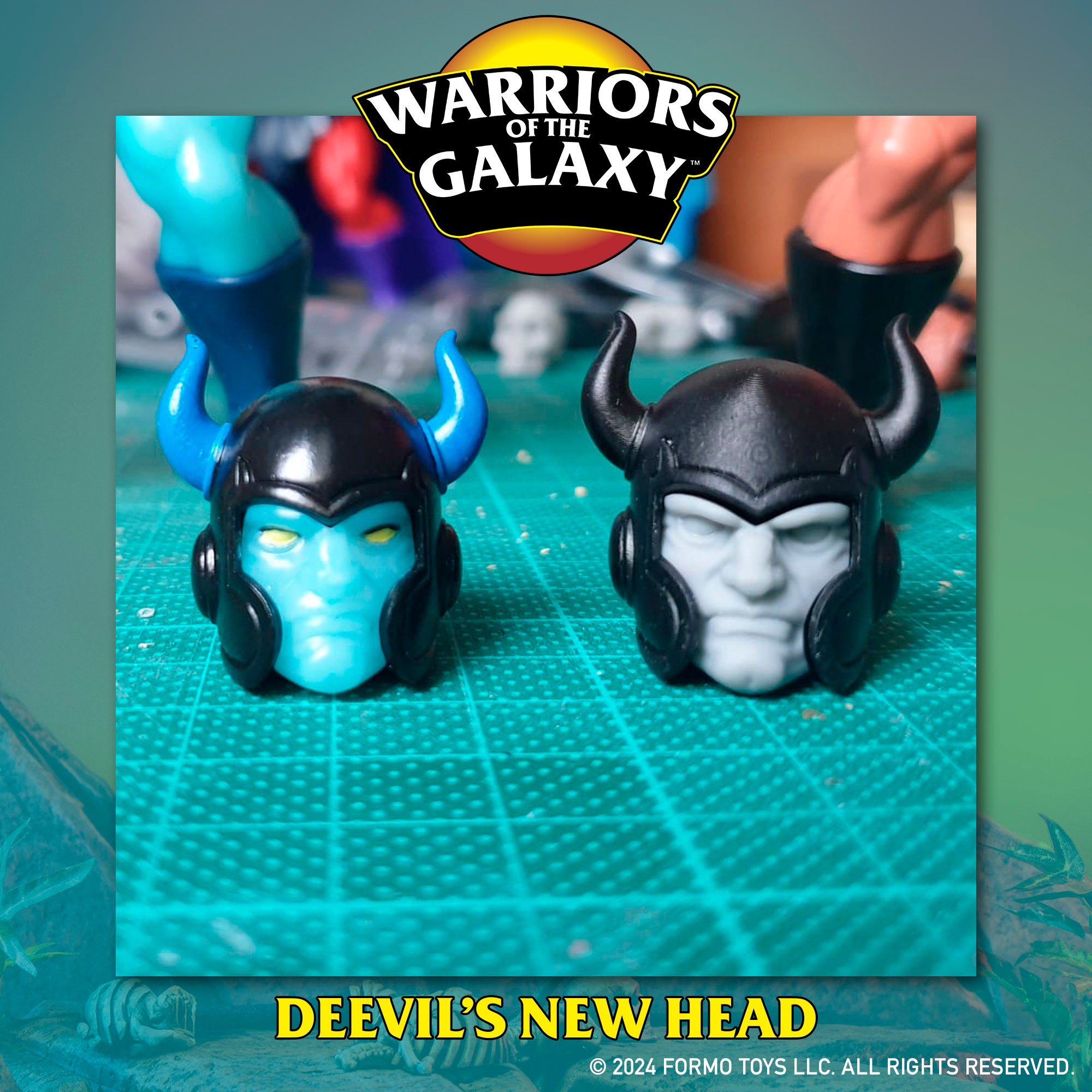 Warriors of the Galaxy Deevil Figure Gets Last-Minute Head Sculpt Upgrade