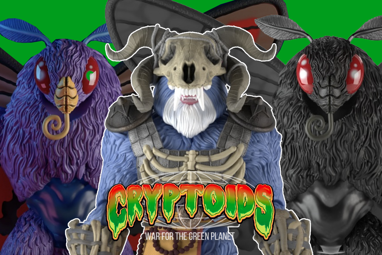 Cryptoids Toys Reveals Yeti, Mothman, and Shadow Mothman for Cryptoids Toys Wave 1