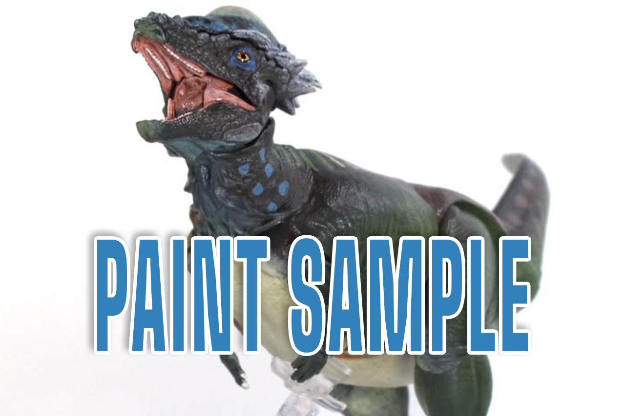 Beasts of the Mesozoic Pachycephalosaurus Paint Sample Revealed