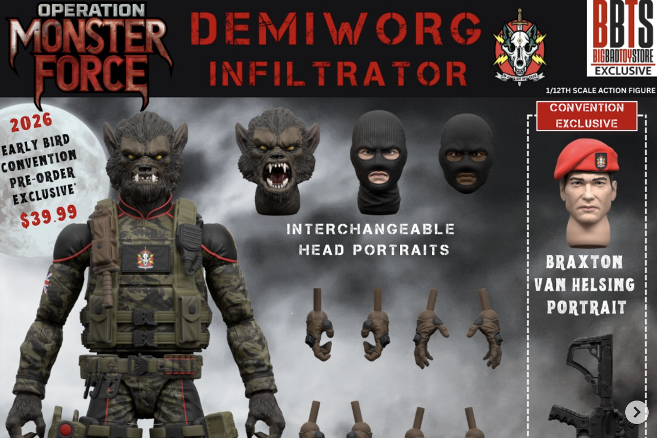 BigBadWorkShop Unveils Demiworg Infiltrator as 2026 Convention Pre-order Exclusive