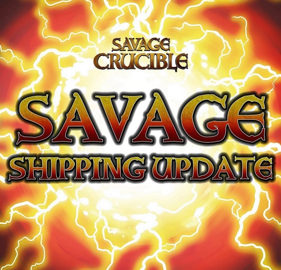 Savage Crucible Shipping Update: Warehouse Arrival & Jan 12 Rollout