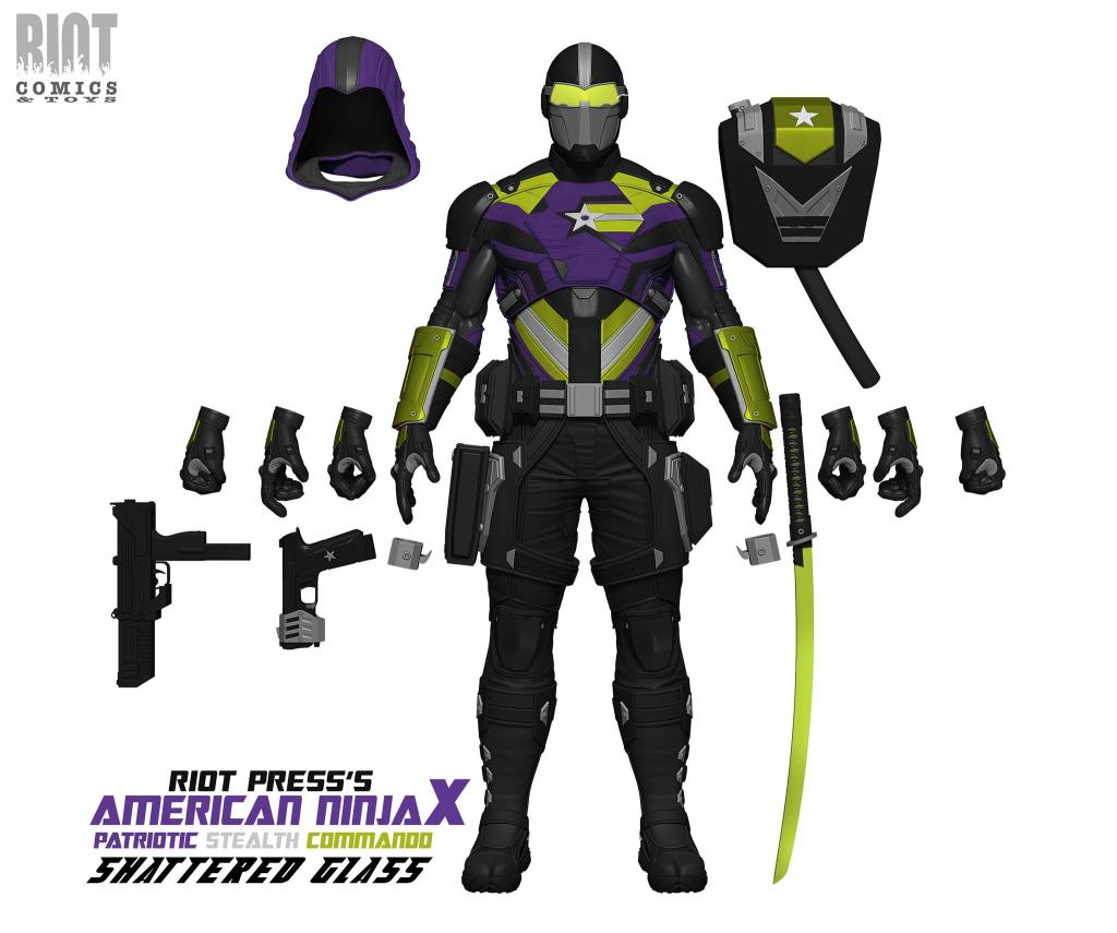American Ninja X Shattered Glass