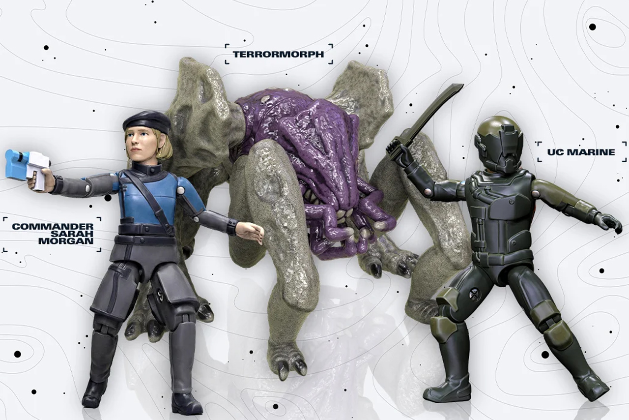 New Starfield Action Figures: Terrormorph, Sarah Morgan, and UC Marine Revealed