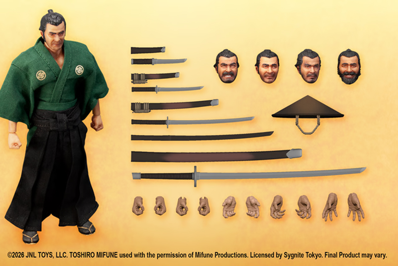 First Officially Licensed Toshiro Mifune Action Figure Hits Kickstarter