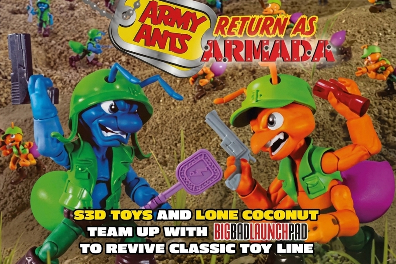Army Ants Returning as 1/12 Scale Figures and Rubber Originals